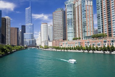 Amazing day in Chicago clipart
