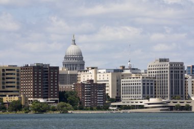 Downtown of Madison clipart