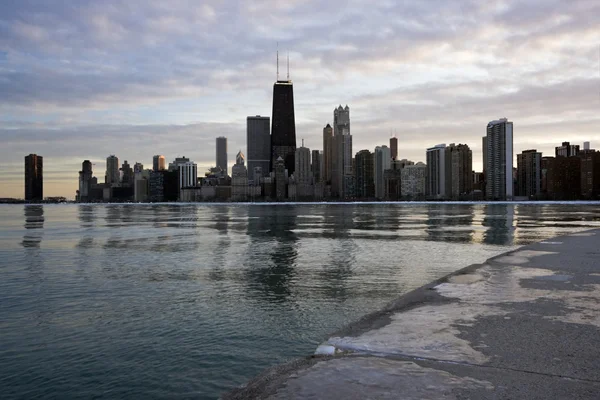 Panorama z chicago — Zdjęcie stockowe