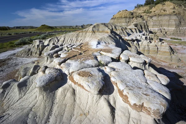 Badlands Formations in Theodore Roosevelt National Park — Stock Photo, Image