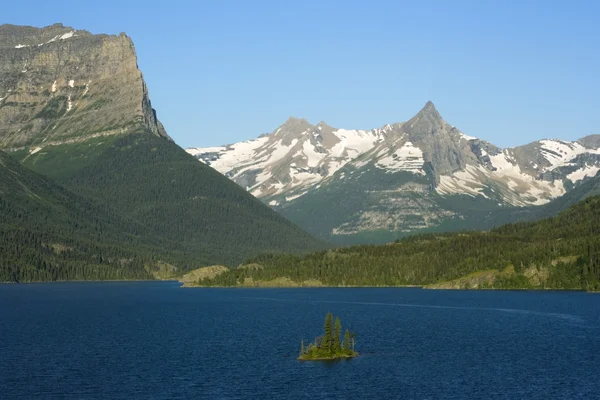 Morgon i glacier national park — Stockfoto