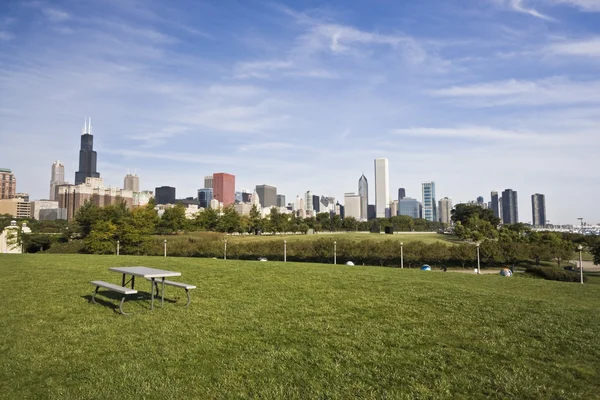 Panorama de Chicago — Fotografia de Stock