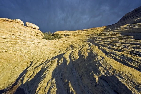 Rock hullámok Utah — Stock Fotó