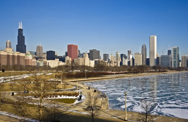 Chicago, kış — Stok fotoğraf