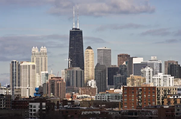 芝加哥-约翰 · 汉考克建筑面积 — 图库照片