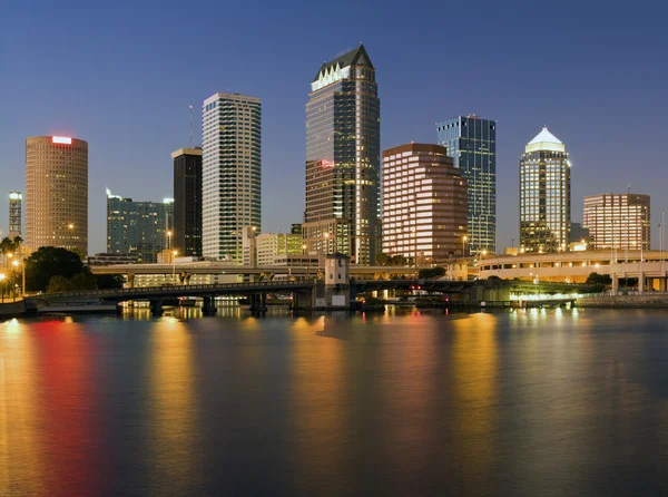 Colorful downtown of Tampa — Stock Photo, Image