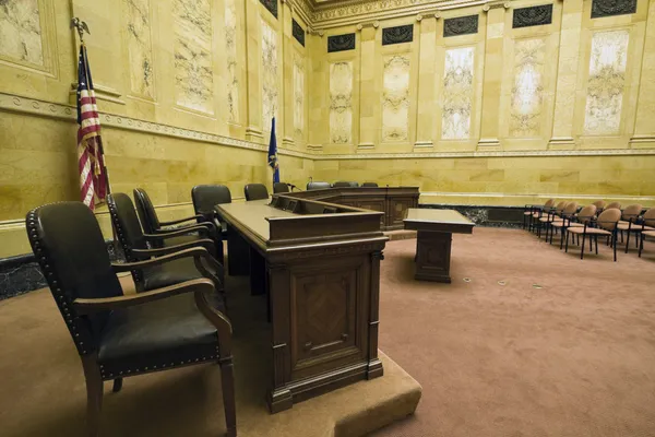 Sala do tribunal — Fotografia de Stock