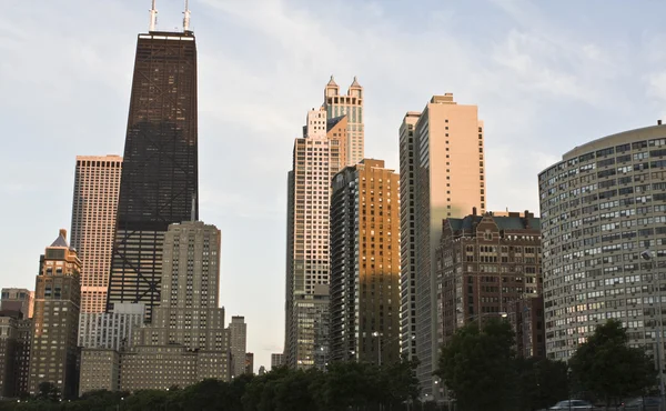 Centro de Chicago desde el lado norte — Foto de Stock