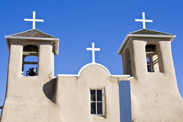 Церква у місті Taos — стокове фото