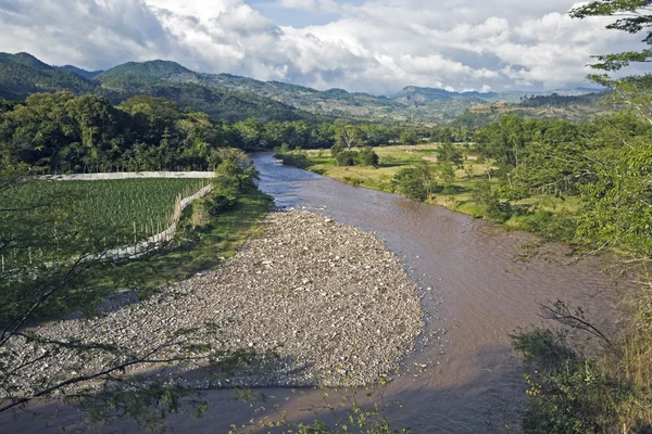 River in Copan Ruins — Stock Photo, Image