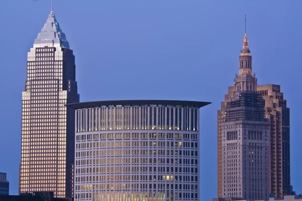 Skyline de Cleveland — Fotografia de Stock