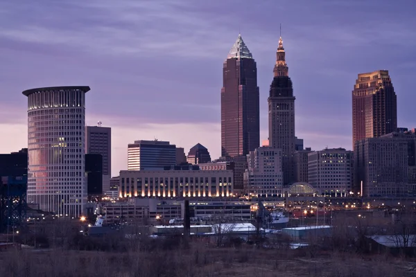 Serata colorata a Cleveland — Foto Stock