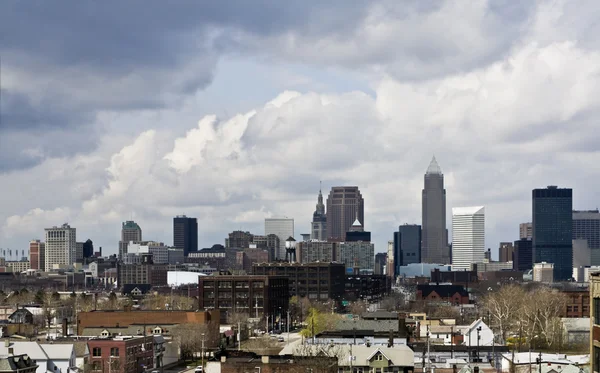 Innenstadt Cleveland - ein anderer Blickwinkel — Stockfoto