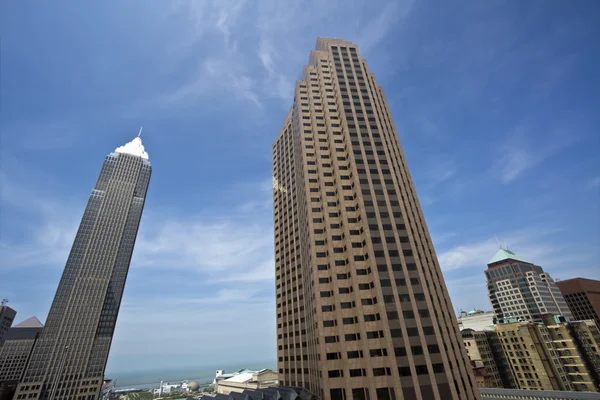 Rascacielos en Downtown Cleveland — Foto de Stock
