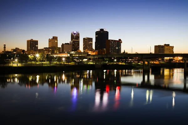 Blue hour in Little Rock — Stock Photo, Image