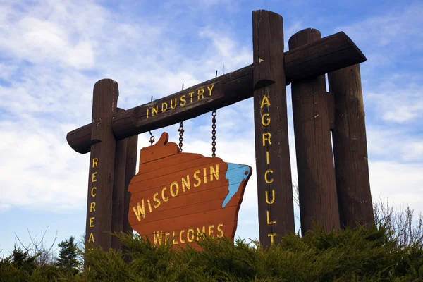 Bienvenido a Wisconsin — Foto de Stock