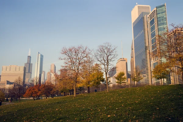 在芝加哥的秋天 — 图库照片