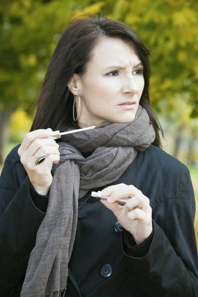 stock image Make up in the park