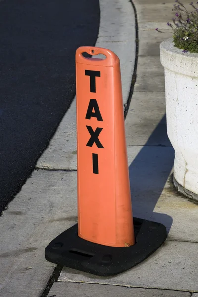 タクシー サイン — ストック写真