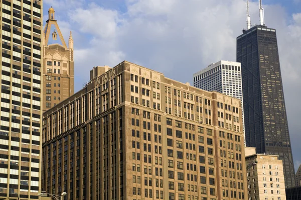 Chicago - edifícios ao longo da Gold Coast — Fotografia de Stock