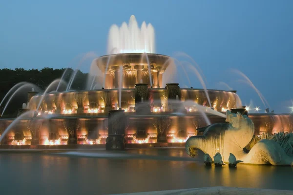 Бакингемский фонтан в Чикаго — стоковое фото