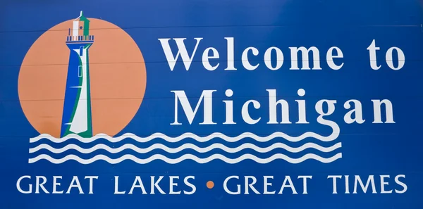 Welcome to Michigan — Stock Photo, Image