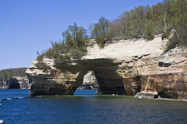 Abgebildet Felsen nationales Seeufer — Stockfoto