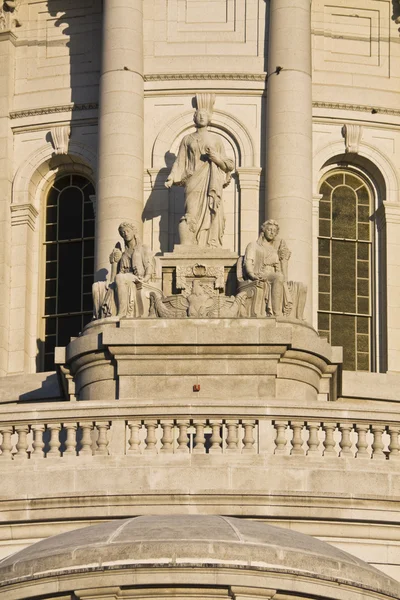 Madison, wisconsin - state capitol-byggnaden detais — Stockfoto