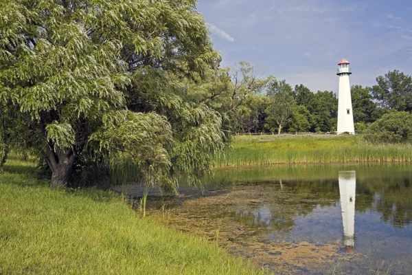 Lighthouse in Michigan — Stock Photo, Image
