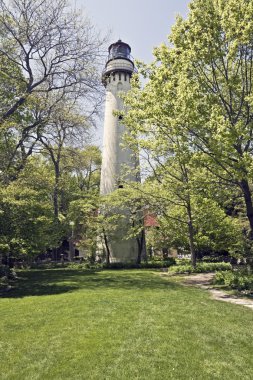 Lighthouse in Evanston clipart