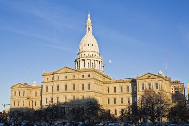 Lansing, Michigan - State Capitol clipart