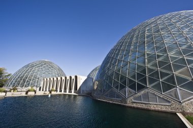 Domes of a Botanic Garden in Milwaukee clipart