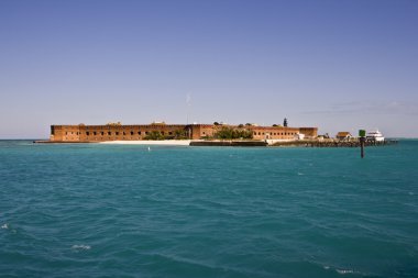 Arriving to Fort Jefferson clipart