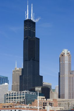 Skyscrapers in Chicago clipart