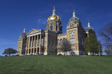 State Capitol in Des Moines clipart