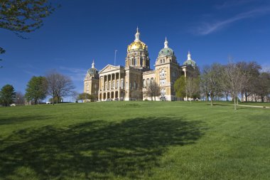 State Capitol in Des Moines clipart