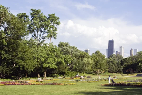 Vista de Lincoln Park — Fotografia de Stock