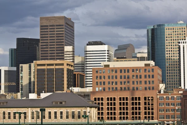 Felhőkarcolók Denverben — Stock Fotó