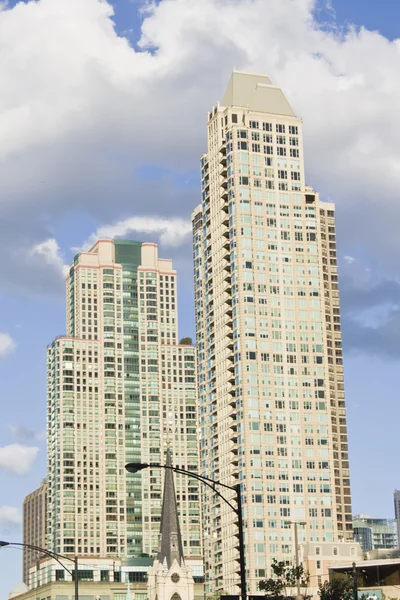 シカゴのアパートの建物 — ストック写真