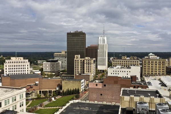 Akron, ohio - centrum van gebouwen — Stockfoto