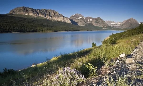 Lago en el Parque Nacional Glaciar —  Fotos de Stock