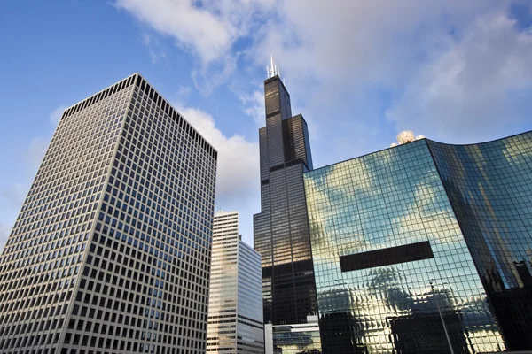 Kontorsbyggnader i chicago — Stockfoto