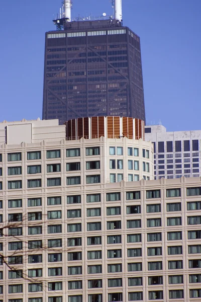 Hancock-Gebäude von weit her — Stockfoto