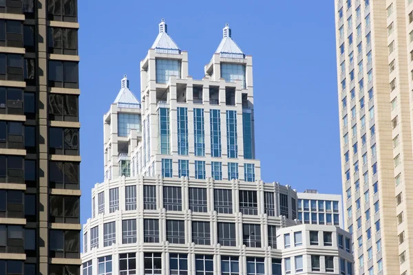 시카고에 있는 사무실 및 아파트 건물 — 스톡 사진