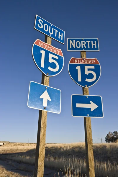 Highway 15 tecken — Stockfoto