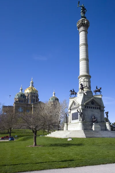Des Moines, Iowa - State Capitol — Stock Photo, Image
