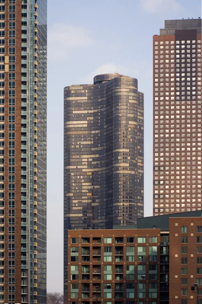 Apartament budynków w chicago — Zdjęcie stockowe