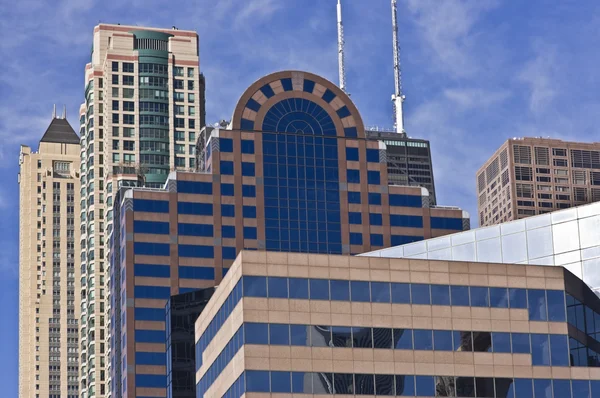 시카고-mozaique 건물의 — 스톡 사진