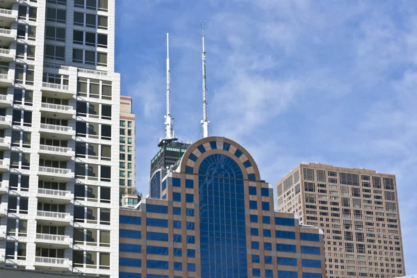 Chicago-ban hivatal és condo épületek — Stock Fotó
