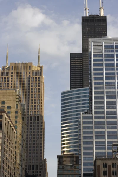 시카고에 있는 사무실 건물 — 스톡 사진